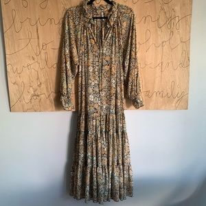 Free People Feeling Groovy Maxi Dress, size Small